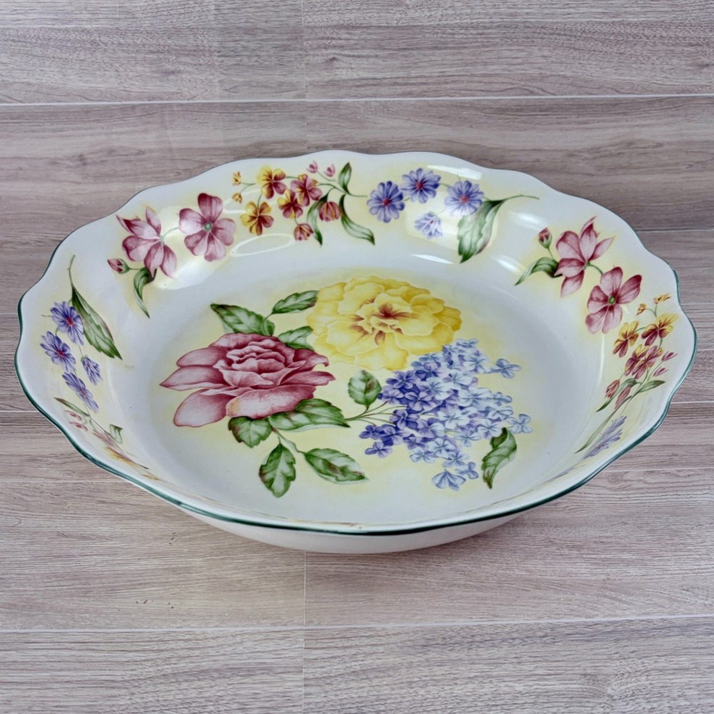 Jessica McClintock Westbury Court Christina 13" Fine China Serving Bowl Pasta